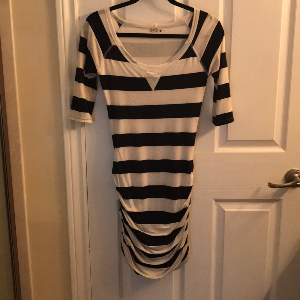 Striped mini dress